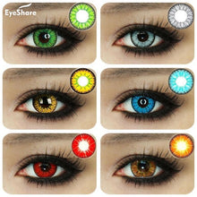 Load image into Gallery viewer, EYESHARE 1 Pair  Beautiful Pupil  Eye Cosmetic Colorful Contact Lens Halloween Cosplay Lenses Crazy Lens for Eyes - Online Health pro
