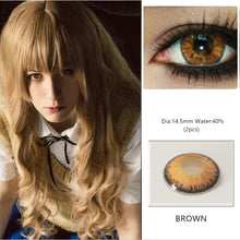 Load image into Gallery viewer, EYESHARE 1 Pair  Beautiful Pupil  Eye Cosmetic Colorful Contact Lens Halloween Cosplay Lenses Crazy Lens for Eyes - Online Health pro
