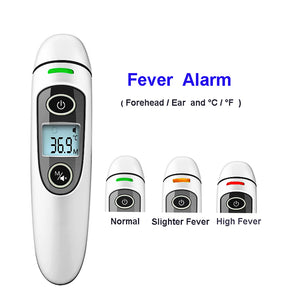 Health Care Baby Thermometer Digital Infrared IR LCD Baby Forehead and Ear Non-Contact Adult Body Fever Measurement Termometro - Online Health pro